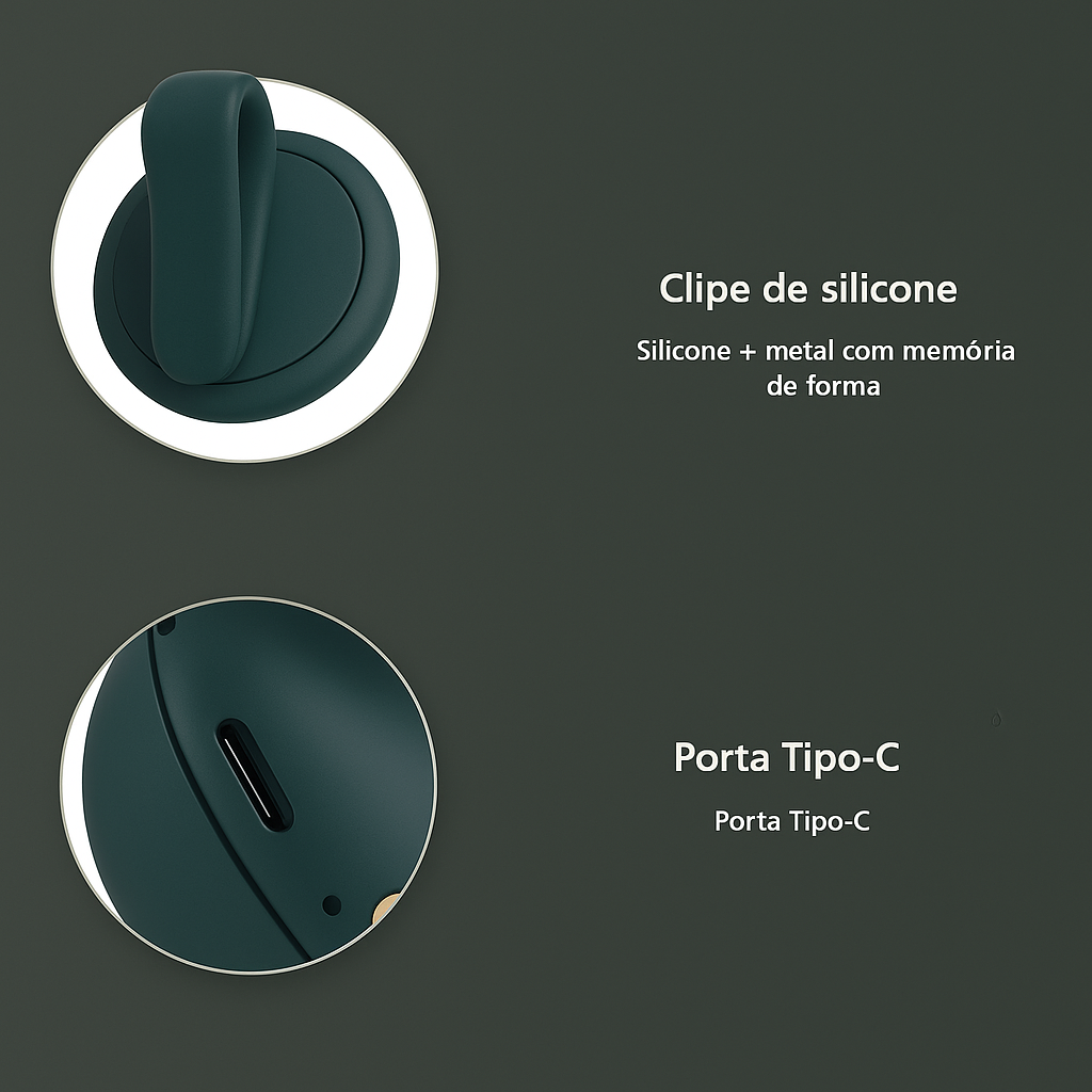 Mine ventilador portátil 360 graus